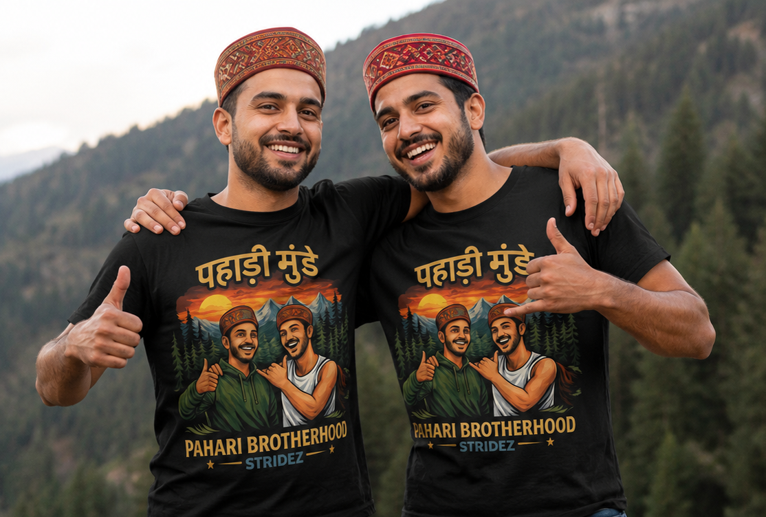 Stridez Pahari TShirt+Topi Combo