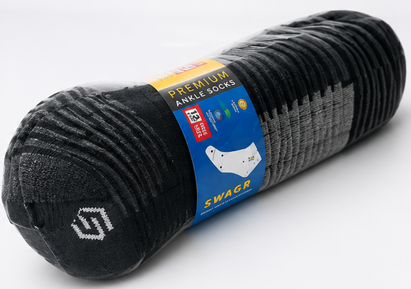 12 Pairs Sports Cotton Ankle Length Socks for Men