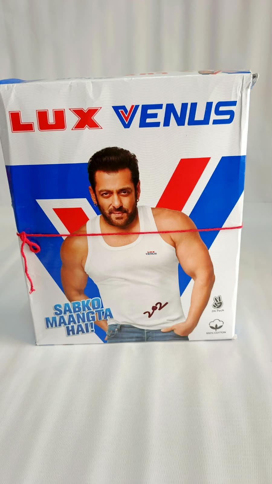 Lux Venus White Vest For Men